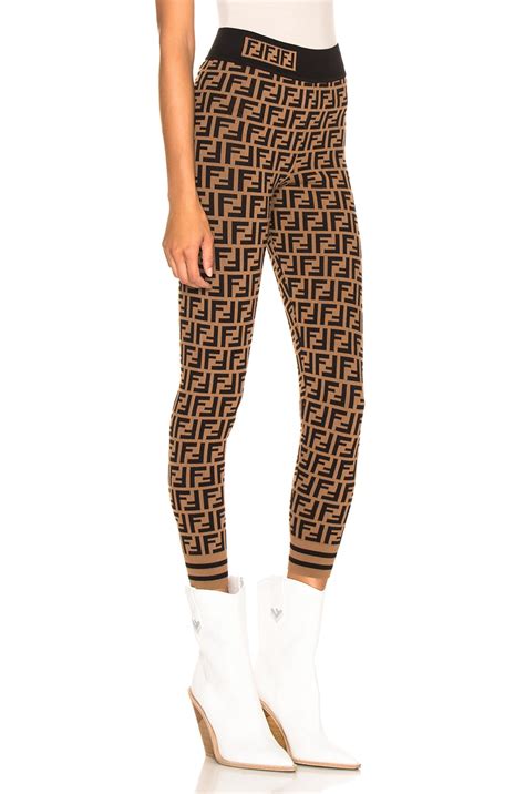 fendi graphic print legging|fendi leggings black tech.